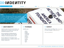 Tablet Screenshot of indentity.nl